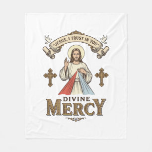 Cobertor De Velo Misericórdia Divina Jesus Gravura Vintage Camisa R