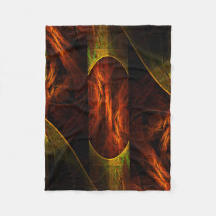 Cobertor De Velo Mística Abstrato da selva