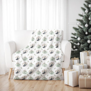 Cobertor De Velo Mistletoe Sininhos de Natal