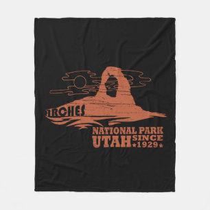 Cobertor De Velo Moab Antigo - Utah - Parque Nacional - Arcos