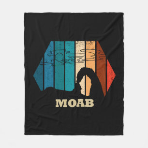Cobertor De Velo Moab Utah vintage pôr do sol Arches Parque Naciona