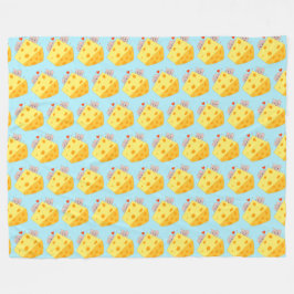 Cobertor De Velo Mocas E Queijo