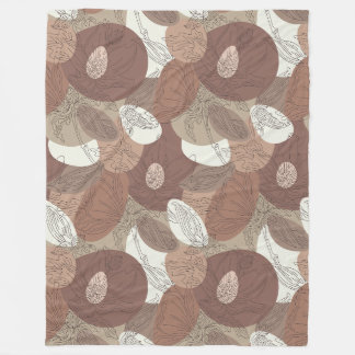 Cobertor De Velo Mocha Hibiscus Botanical Harmonia Grande