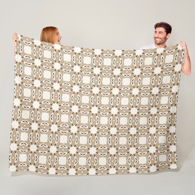 Cobertor De Velo Mocha Swirl Fleece Blanket (In Situ)