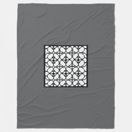 Cobertor De Velo Moda cinza Grande