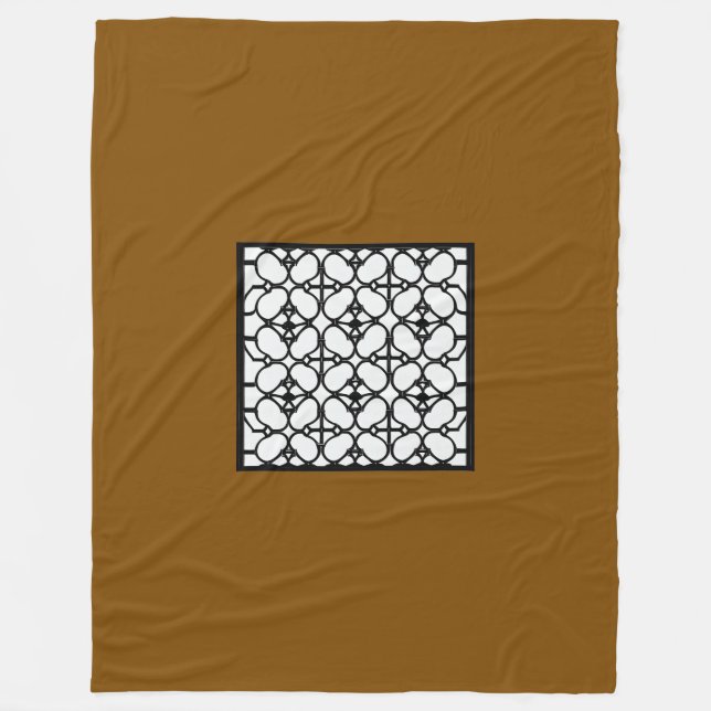 Cobertor De Velo Moda de Chocolate Grande (Frente)