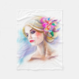 Cobertor De Velo moda de retratos de mulheres bonitas