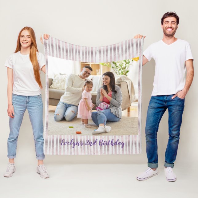 Cobertor De Velo Modelo de Fotografia Personalizada do Aniversário  (In Situ)