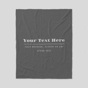 Cobertor De Velo Modelo de texto retrô-moderno editável Cinza esc