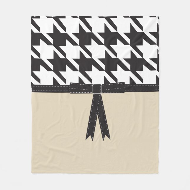 Cobertor De Velo Modern Houndstooth (Frente)