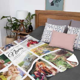 Cobertor De Velo Modern Instagram Nana Foto Colagem Vovó Família