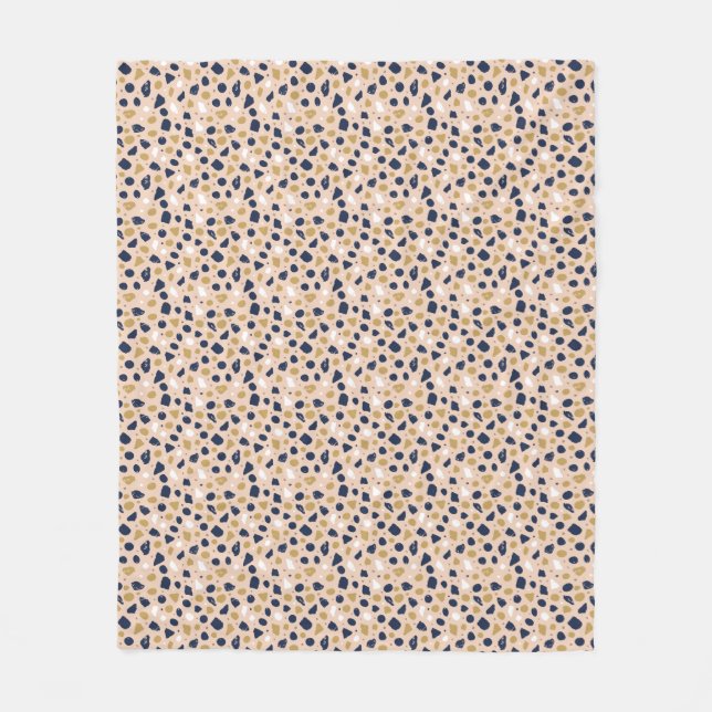 Cobertor De Velo Modern Organic Terrazzo | Abstract Stone Mosaic (Frente)