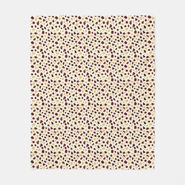 Cobertor De Velo Modern Organic Terrazzo | Abstract Stone Mosaic (Frente)