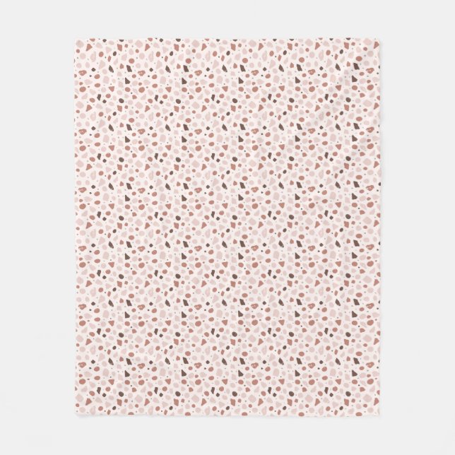 Cobertor De Velo Modern Organic Terrazzo | Abstract Stone Mosaic (Frente)