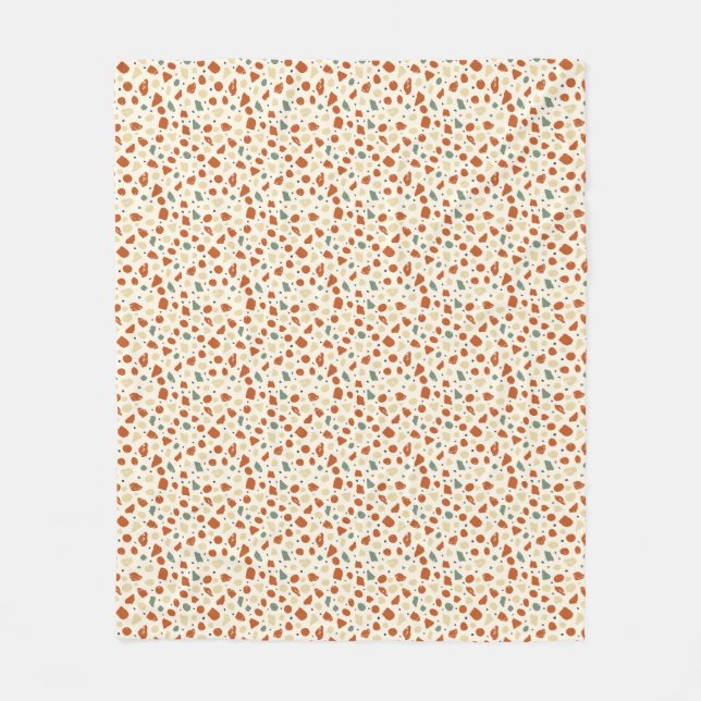 Cobertor De Velo Modern Organic Terrazzo | Abstract Stone Mosaic (Frente)