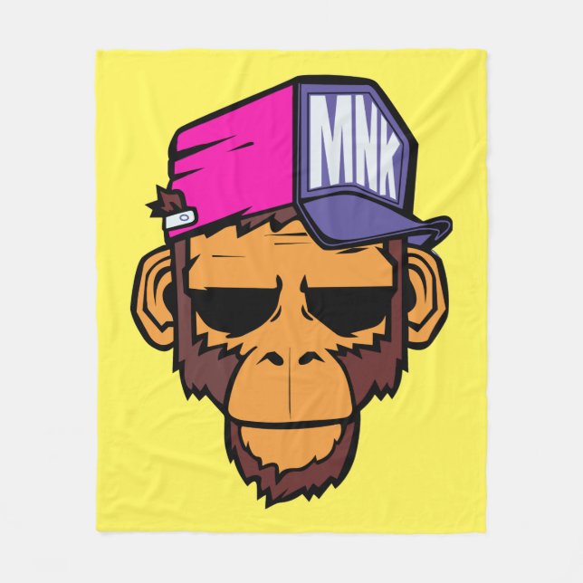 Cobertor De Velo Modern Urban Monkey (Frente)