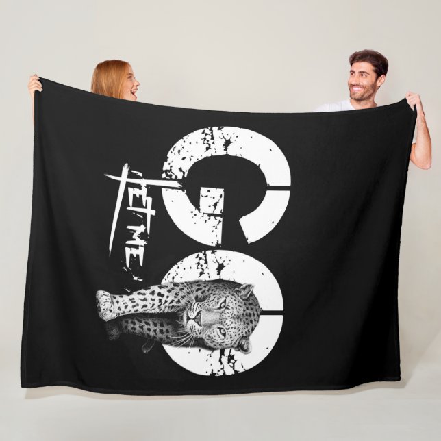 Cobertor De Velo Moderno DEIXE-ME IR LENÇOAR Negra (In Situ)