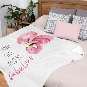 Cobertor De Velo Moderno Exótico Altura E Fabuloso Flamingo BE