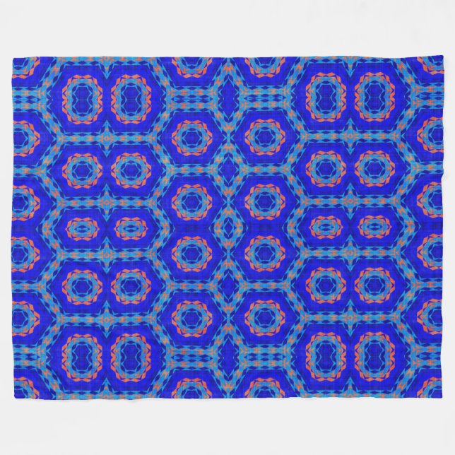 Cobertor De Velo Moderno Nativo Americano 9 (Frente (Horizontal))