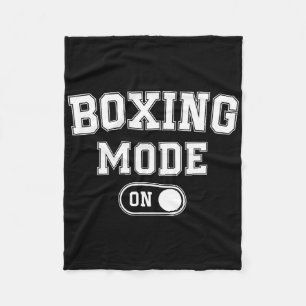 Cobertor De Velo Modo Boxe Ativado Presente Divertido de Boxeador T