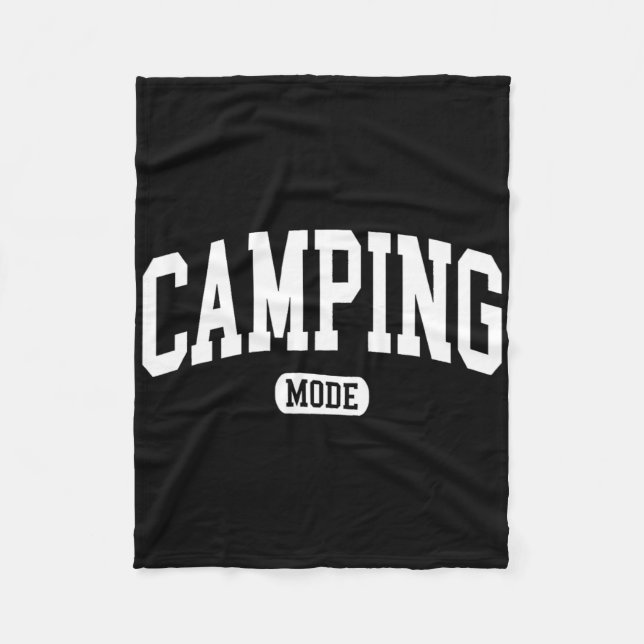 Cobertor De Velo Modo de Acampamento Retro Aventureiro Amante de Ac (Frente)