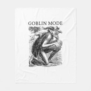 Cobertor De Velo Modo Duende Goblincore Estética Vintage Engraçado