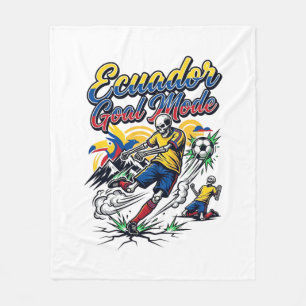 Cobertor De Velo Modo Gol do Equador Esqueleto Atacante Nações Dinâ
