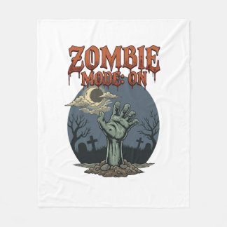 Cobertor De Velo Modo Zumbi Halloween Mão Lua Cemitério_1