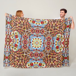 Cobertor De Velo Moeda psicodélica Mandala Satin