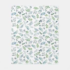Cobertor De Velo Molereca Botânica de Aquecedro Eucalyptus Foliage