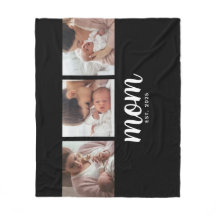 Mom Established Elegant Script Black 3 Photo