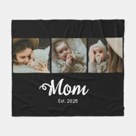 Cobertor De Velo Mom Established Modern Bold Script Black 3 Photo