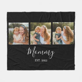 Cobertor De Velo Mom Established Modern Script Black 3 Photo