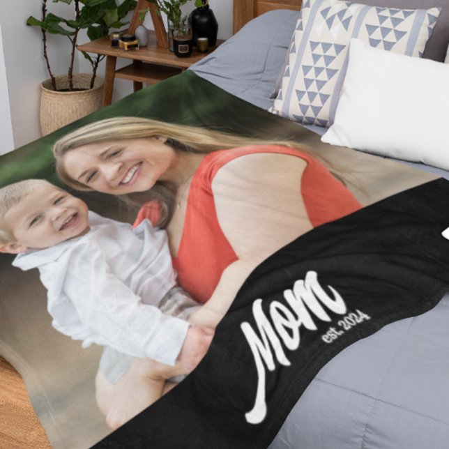 Cobertor De Velo Mom Established Photo Mother's Day (Criador carregado)