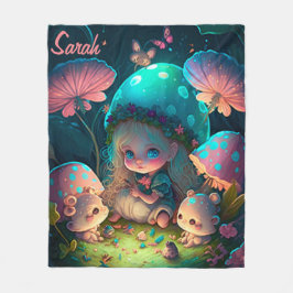 Cobertor De Velo Momentos de elfo mágico