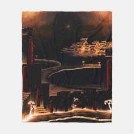 Cobertor De Velo "Momentos Depois" - misteriosa arte enigmática.