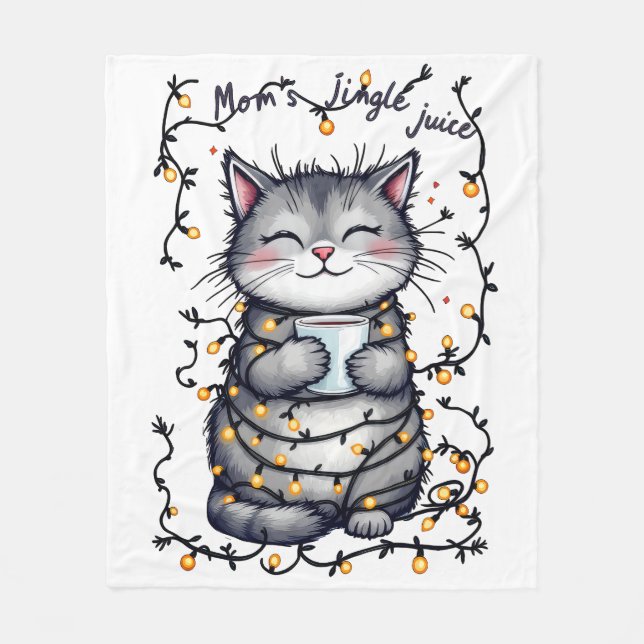 Cobertor De Velo Mom's Jingle Juice  (Frente)