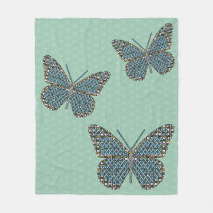 Cobertor De Velo Monarca marroquina Fleece Blanket