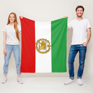 Cobertor De Velo Monarquia Pahlavi Do Leão Persa E Do Sinalizador S