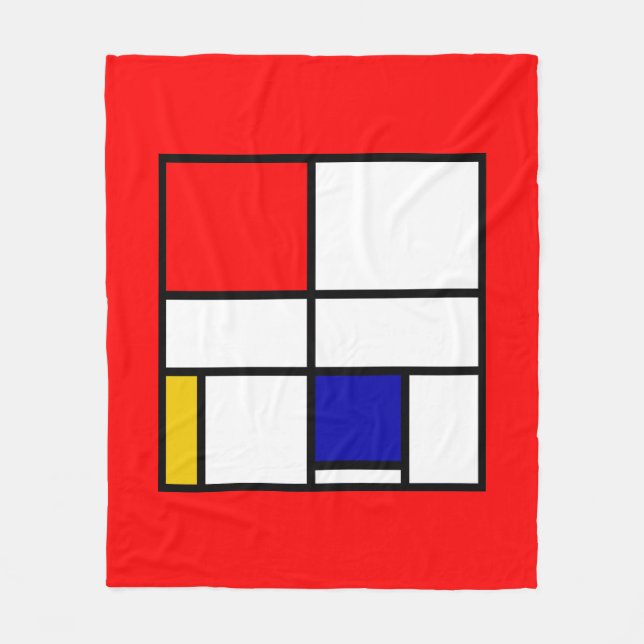 Cobertor De Velo Mondrian 3 (Frente)