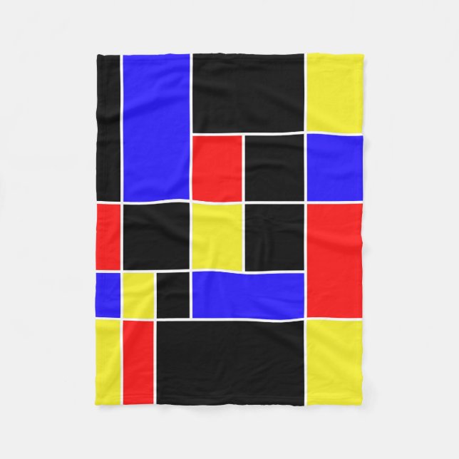 Cobertor De Velo Mondrian No. 45 (Frente)
