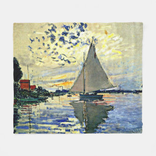 Cobertor De Velo Monet, veleiro no Petit Gennevilliers