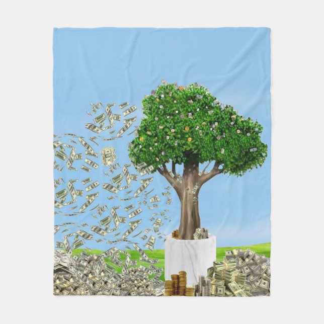Cobertor De Velo Money Tree Blanket (Frente)