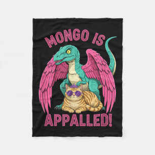 Cobertor De Velo Mongo Fica Consternado Jogos Raptor Gato Divertido