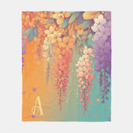 Cobertor De Velo MonoGram Citrus Sunset Wisteria