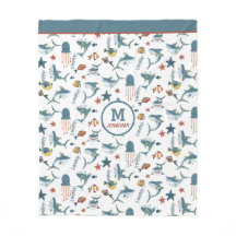 Monograma da Dança de Tubarões do Mar