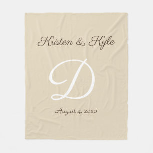 Cobertor De Velo Monograma de brindes