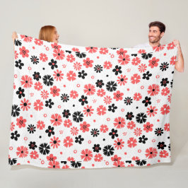 Cobertor De Velo Monograma Floral Flórida Blanket