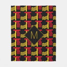 Cobertor De Velo Monograma Geométrico na moda