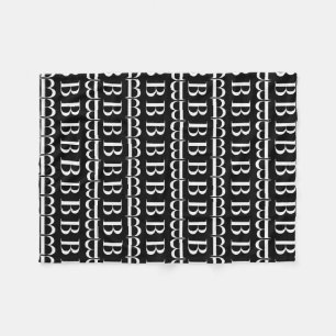 Cobertor De Velo Monograma - Letra inicial B